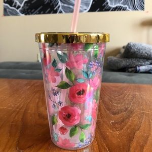 Cup with straw